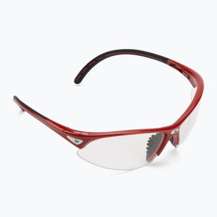 Ochelari de squash Dunlop Competition Eyewear Protective red/clear