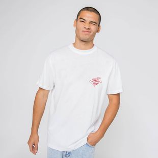 Tricou pentru bărbați Kaotiko Washed Suara Ramen white