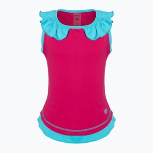 Tricou de tenis pentru copii Wilson Competition Tank II roz WRA807701