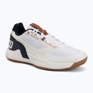 Încălțăminte de tenis pentru bărbați Wilson Rush Pro 5 Clay white/navy blazer/gum