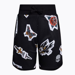 Pantaloni scurți de tenis pentru copii HYDROGEN Tattoo Tech negru TK0506007
