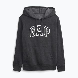 Hanorac pentru femei GAP V-Gap Heritage PO HD charcoal heather
