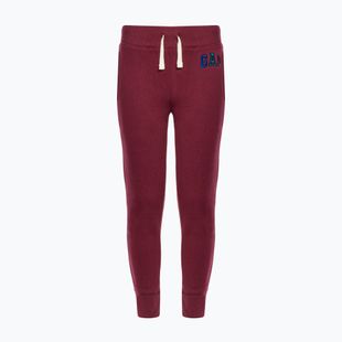Pantaloni pentru copii GAP V-Fall Fash Logo Jogger deep garnet red