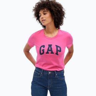 Tricou pentru femei GAP V-Gap SS Classic Tee standout pink