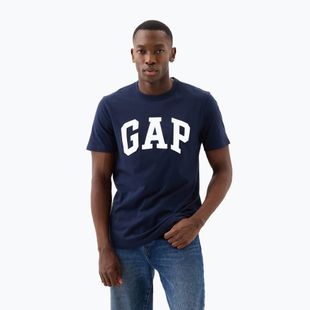 Tricou pentru bărbați GAP Soft Basic Logo blue navy