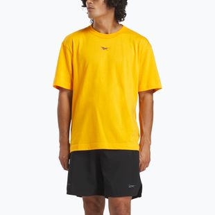 Tricou de antrenament pentru bărbați Reebok Atlethe Hype Tee electric amber