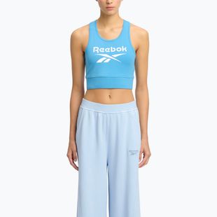 Sutien de antrenament pentru femei Reebok Identity Big Logo recovery blue