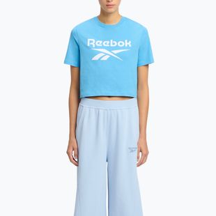 Tricou pentru femei  Reebok Identity Big Logo Crop Tee recovery blue