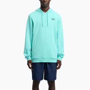 Hanorac pentru bărbați Reebok Identity Small Logo Hoodie ai aqua