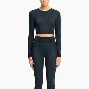 Longsleeve de antrenament pentru femei Reebok RBK Lab Seamless Crop black