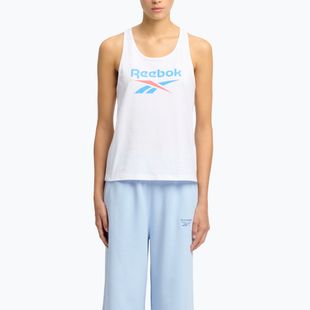 Tricou pentru femei Reebok Identity Big Logo Tank white/coral/blue