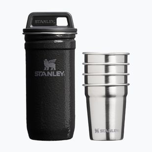Pahare de camping Stanley Pre-Party 60 ml 4 pack Hammertone Black