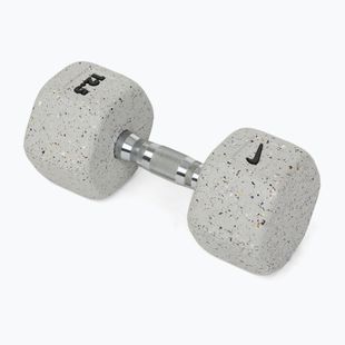 Gantera cauciucată Nike Strength Grind Hex Dumbbell 12,5 kg wolf grey