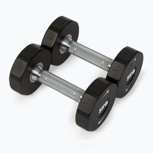 Gantere Nike Strength Pro Urethane Dumbbell 2 x 5 kg black/white