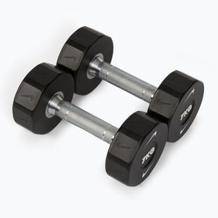Gantere Nike Strength Pro Urethane Dumbbell 2 x 7 kg black/white