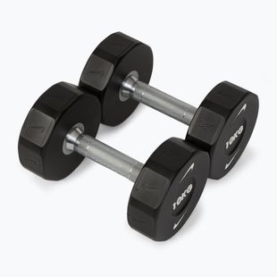 Gantere Nike Strength Pro Urethane Dumbbell 2 x 10 kg black/white