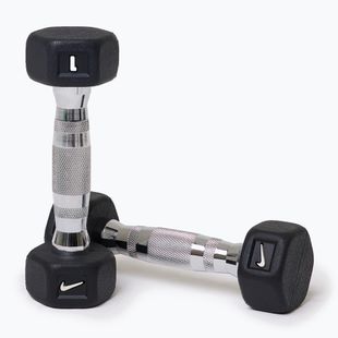Gantere Nike Strength Hex Dumbbell 2 x 1 kg black/white