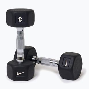 Gantere Nike Strength Hex Dumbbell 2 x 3 kg black/white