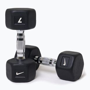 Gantere Nike Strength Hex Dumbbell 2 x 7 kg black/white