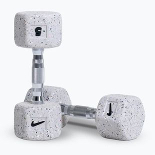 Gantere Nike Strength Grind Hex Dumbbell 2 x 5 kg wolf grey