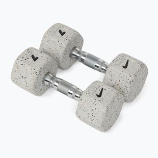 Gantere Nike Strength Grind Hex Dumbbell 2 x 7 kg wolf grey