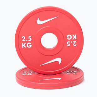 Greutate Nike Strength Change Plates 2 x 2,5 kg red/white