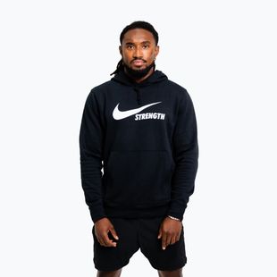 Bluză pentru bărbați Nike Strength Hoodie black/white