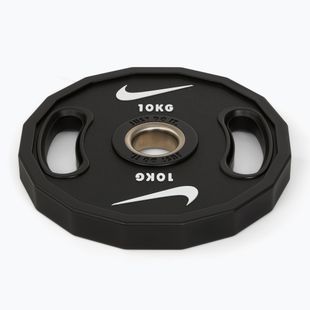 Greutate bumper Nike Strength Pro Urethane Plates 10 kg black/white