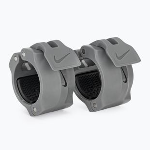 Cleme pentru bară Nike Strength Barbell Collars 2 buc. grey/black