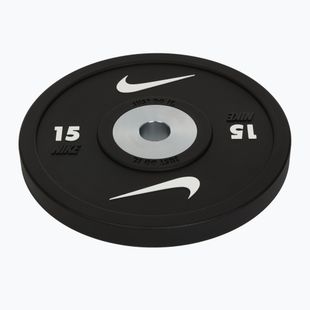 Obciążenie bumperowe Nike Strength Pro Urethane Bumper Plates 15 kg black