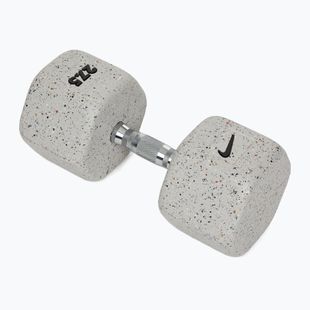 Ganteră cauciucată Nike Strength Grind Dumbbell 27,5 kg wolf grey