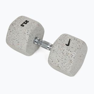 Ganteră cauciucată Nike Strength Grind Dumbbell 32,5 kg wolf grey