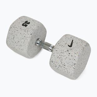 Ganteră cauciucată Nike Strength Grind Dumbbell 35 kg wolf grey
