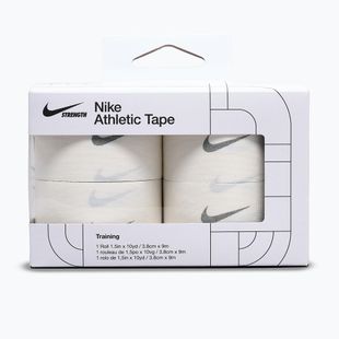 Bandaj elastic coeziv Nike Strenght Athletic Tape white/grey