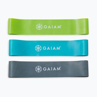 Set de benzi pentru antrenament antrenament Zestaw Gaiam Restore Mini Band Kit 3 szt. green/blue/navy