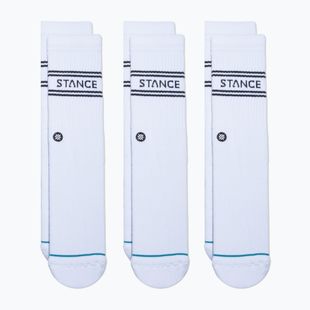 Șosete Stance Basic Crew 3 perechi white