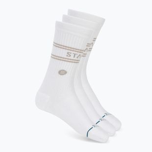 Șosete Stance Vital Crew 3 pairs white