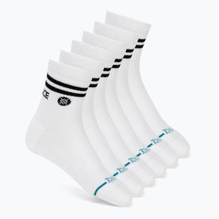 Șosete Stance Core Quarter 6 pairs white