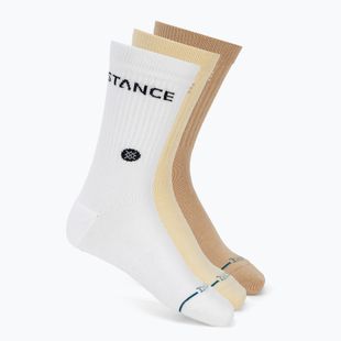 Șosete Stance Origin Crew 6 perechi cream