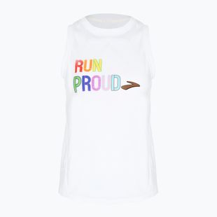 Tricou de alergare pentru femei Brooks Distance Graphic Tank white/rainbow/brow