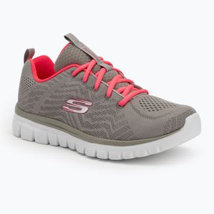 Încălțăminte pentru femei SKECHERS Graceful Get Connected gray/coral