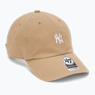 Șapcă 47 Brand MLB New York Yankees Base Runner CLEAN UP khaki