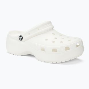 Papuci pentru femei  Crocs Classic Platform Clog white