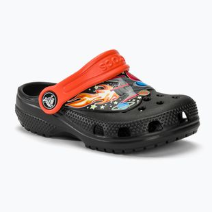 Papuci pentru copii Crocs Fun Lab I Am Space Clog black/tangerine