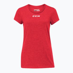 Tricou pentru femei CCM Crew Neck SR red