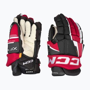 Mănuși de hochei CCM Tacks XF Pro SR black/red/white