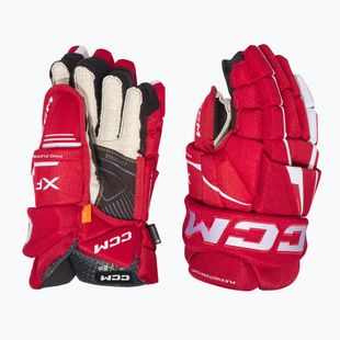 Mănuși de hochei CCM Tacks XF SR red/white