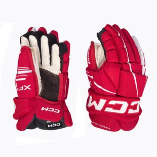 Mănuși de hochei CCM Tacks XF80 SR red/white