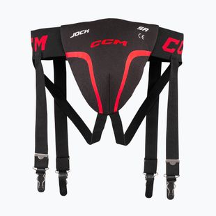 Suspensor pentru copii CCM Jock Combo YTH black/red