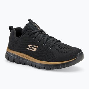 Încălțăminte pentru femei SKECHERS Graceful Get Connected black/rose gold
